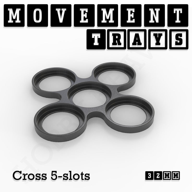 32mm Movement Trays for Tabletop Games | Compatible with Popular Miniatures | Full Range - Only-Games