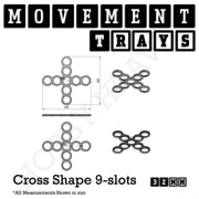 32mm Movement Trays for Tabletop Games | Compatible with Popular Miniatures | Full Range - Only-Games