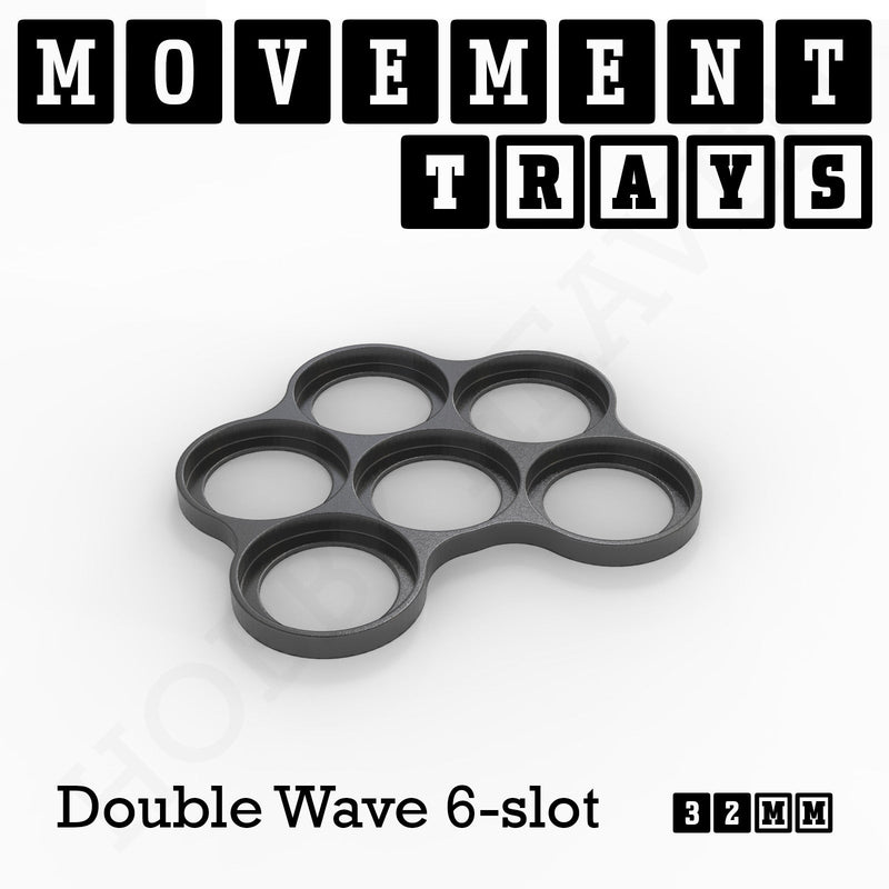 32mm Movement Trays for Tabletop Games | Compatible with Popular Miniatures | Full Range - Only-Games