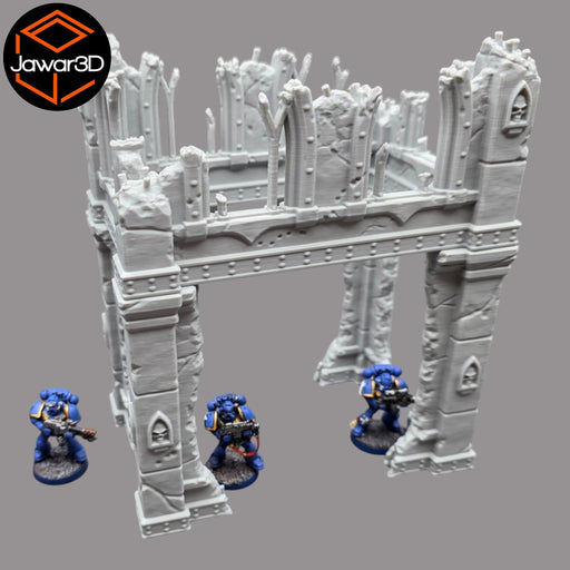 Ruined Empire 2 Floors #6 - 28mm Wargaming Scatter Terrain Scenery Miniature - Only-Games