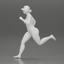 Naked woman running in cap - Only-Games