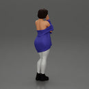 pretty nude girl with short hair posing in a sweater - Only-Games