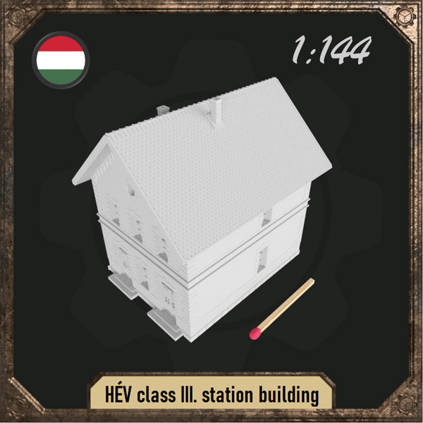 1/144 HÉV class III. station building