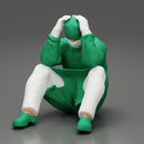 Thoughtful Surgeon Sitting In A Operating Room With His Hand On Head - Only-Games