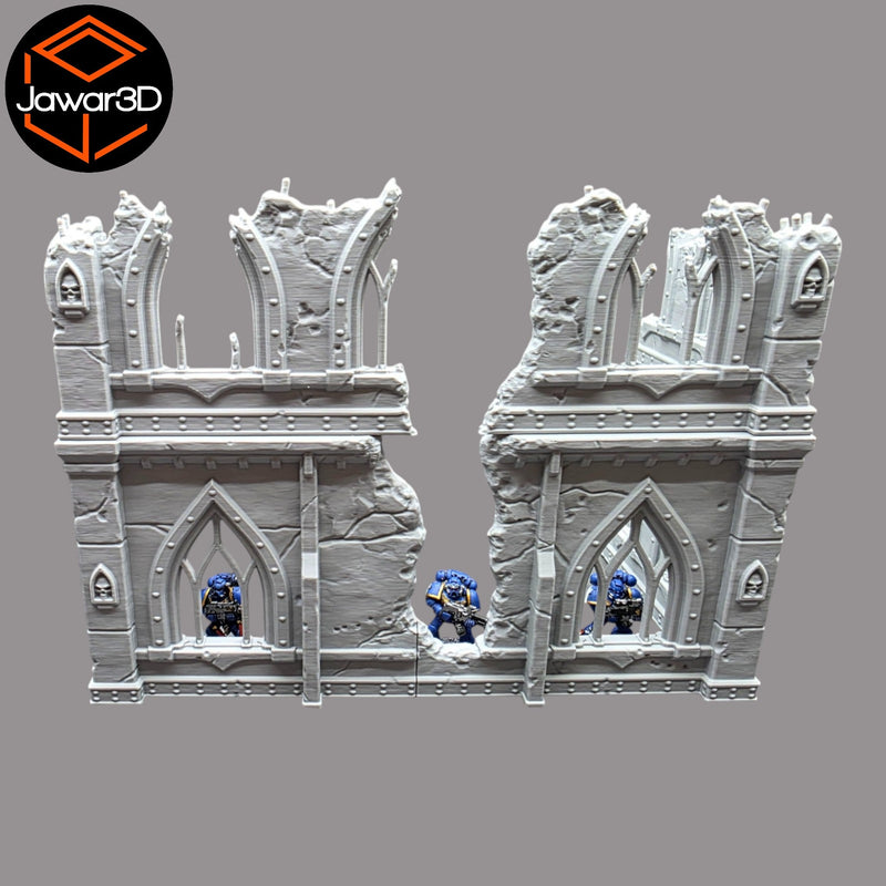 Ruined Empire 2 Floors #12 - 28mm Wargaming Scatter Terrain Scenery Miniature - Only-Games