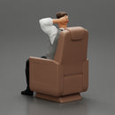 2 suited businessman like Thomas Shelby sitting in the first-class cabin of an airplane - Only-Games