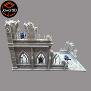 Ruined Empire 2 Floors #15 - 28mm Wargaming Scatter Terrain Scenery Miniature - Only-Games