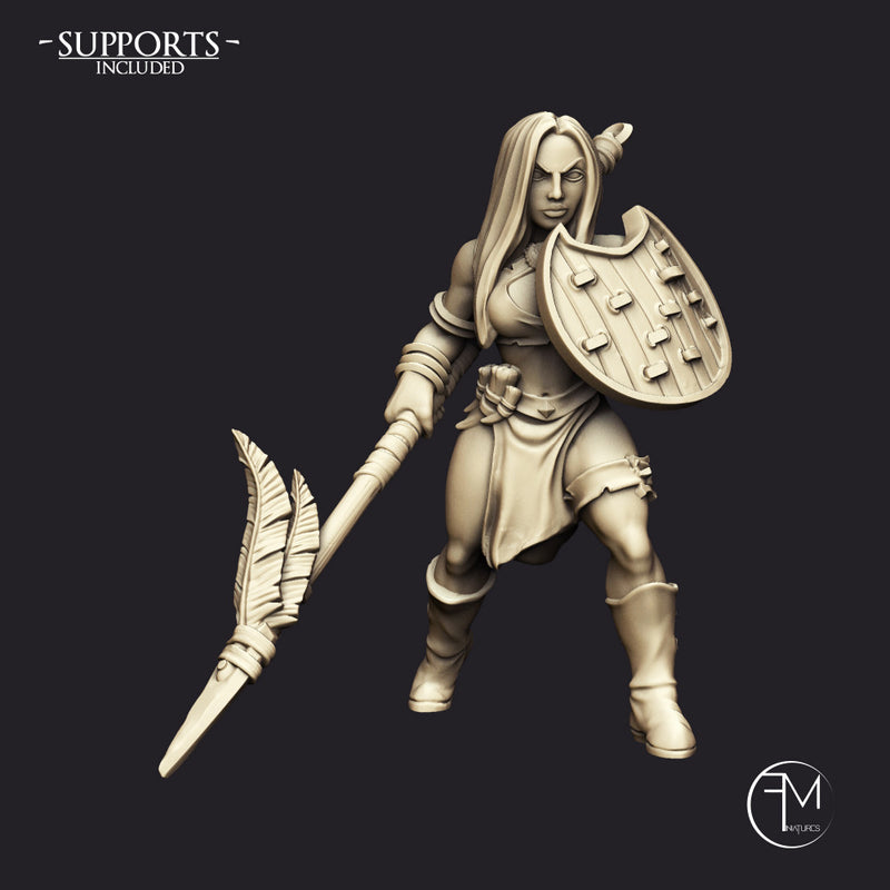 Amazon Spearmasters - 3 Units (AMAZONS! Kickstarter)