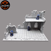 Ruined Empire 2 Floors #19 - 28mm Wargaming Scatter Terrain Scenery Tabletop - Only-Games
