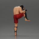 Martial Arts Fighter in Action Pose - Only-Games