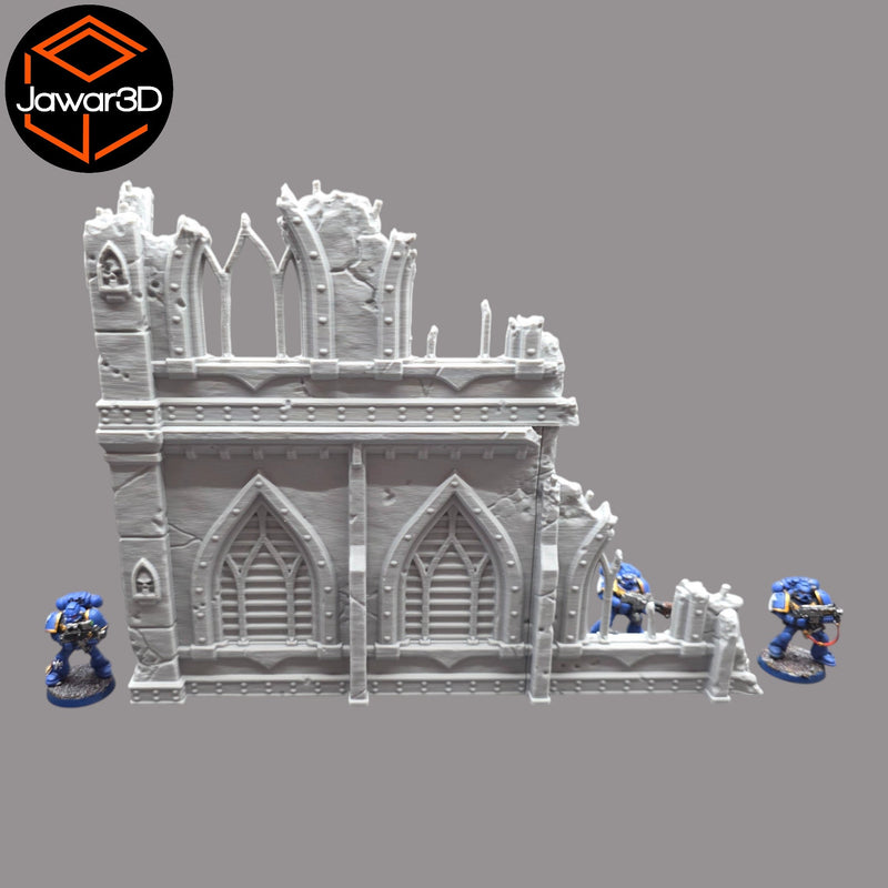 Ruined Empire 2 Floors #21 - 28mm Wargaming Scatter Terrain Scenery Tabletop - Only-Games