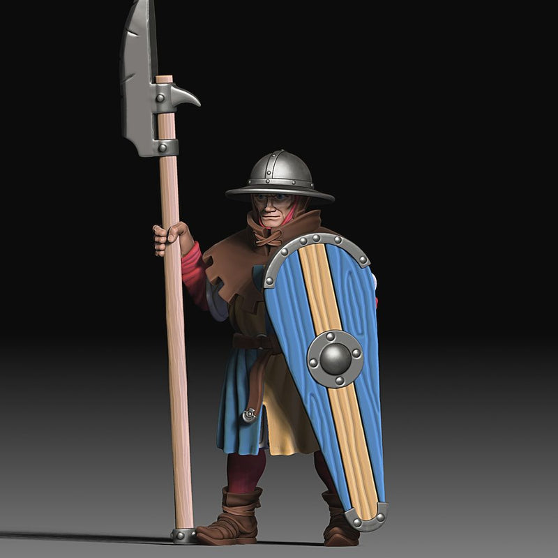 Medieval/Bretonn - Men at Arms - 28/32mm