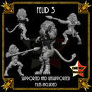 Felid 3 Lionman advancing - Only-Games