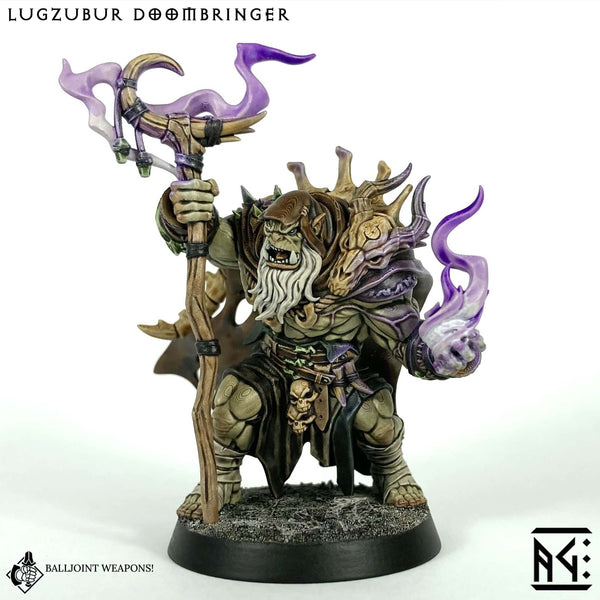 Lugzubur Doombringer - Orc Warlock (Blackcrag Orcs) - Only-Games