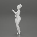 Naked woman standing in bathroom - Only-Games