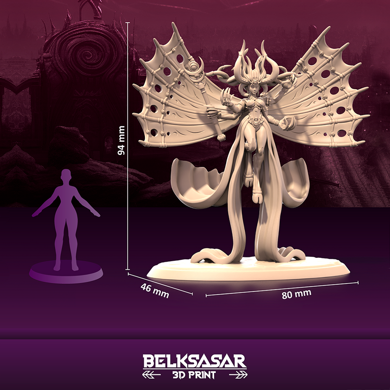 Matriarch of Sin Wings - Base 80x46mm - Only-Games