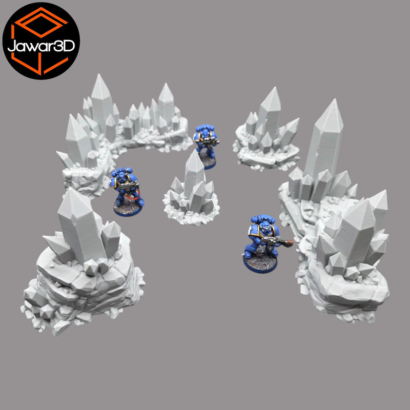 Mineral Deposit Set - 28mm Wargaming Scatter Terrain Scenery Tabletop - Only-Games
