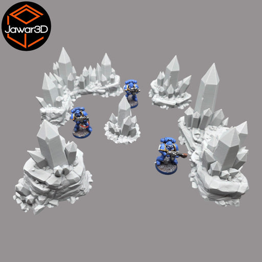 Mineral Deposit Set - 28mm Wargaming Scatter Terrain Scenery Tabletop - Only-Games