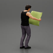 Young Man Holding Map And Looking At It While Standing On The City - Only-Games