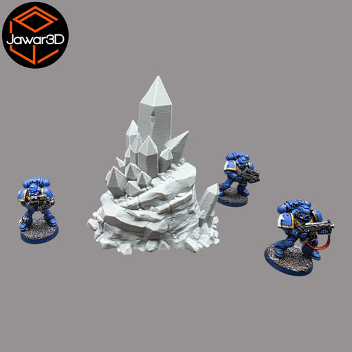 Mineral Deposit #2 - 28mm Wargaming Scatter Terrain Scenery Tabletop - Only-Games