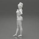 Girl explaining and Wearing Mini Dress - Only-Games