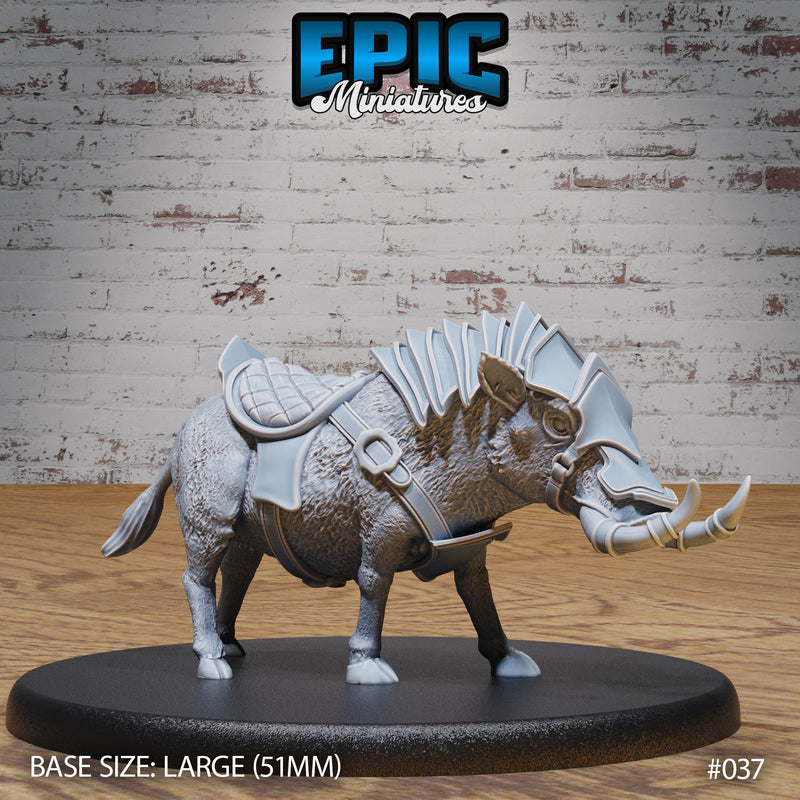 Dwarf Army Warthog Mount Rider Set - Only-Games