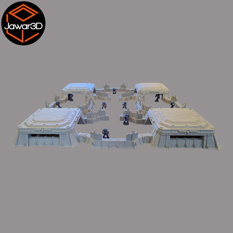 Trench Bunker Set - 28mm Wargaming Scatter Terrain Scenery Tabletop Miniature - Only-Games