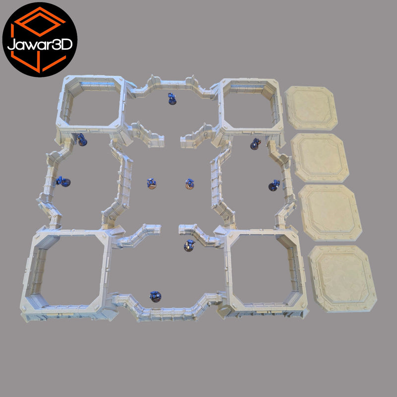 Trench Bunker Set - 28mm Wargaming Scatter Terrain Scenery Tabletop Miniature - Only-Games
