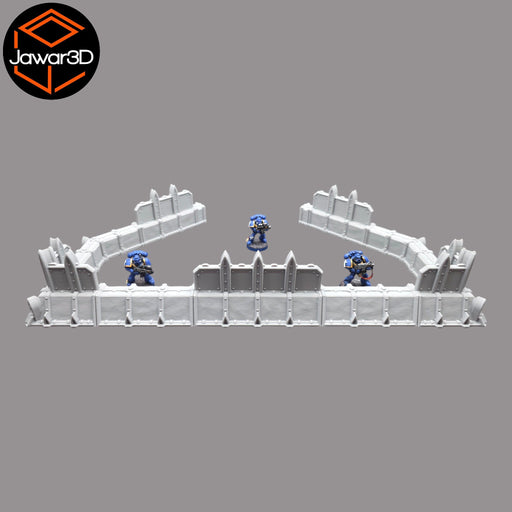 Trench Bunker Walls - 28mm Wargaming Scatter Terrain Scenery Tabletop Miniature - Only-Games