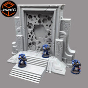 Alien Warp Gate - 28mm Wargaming Scatter Terrain Scenery Tabletop Miniature - Only-Games