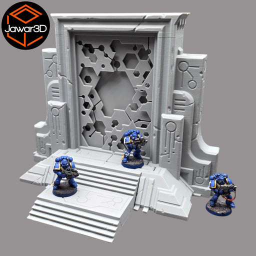 Alien Warp Gate - 28mm Wargaming Scatter Terrain Scenery Tabletop Miniature - Only-Games