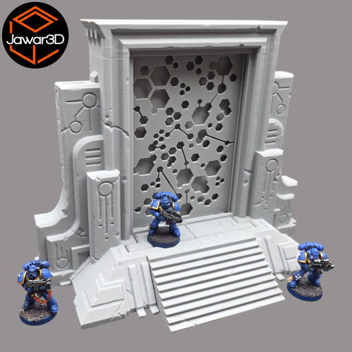 Alien Warp Gate - 28mm Wargaming Scatter Terrain Scenery Tabletop Miniature - Only-Games