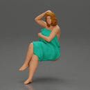 fat girl sitting after a shower wrapped in a towel - Only-Games