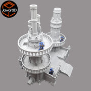 Steel Refinery Assembly #1 - 28mm Wargaming Scatter Terrain Scenery Tabletop - Only-Games