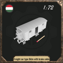 1/72 Freight car type Gklm with brake cabin - Only-Games