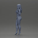 Naked Woman with long hair - Only-Games