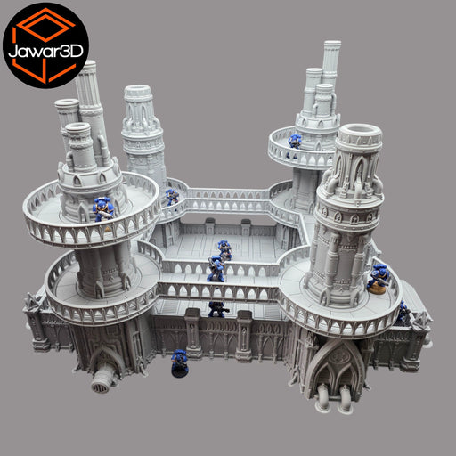 Steel Refinery Assembly #3 - 28mm Wargaming Scatter Terrain Scenery Tabletop - Only-Games