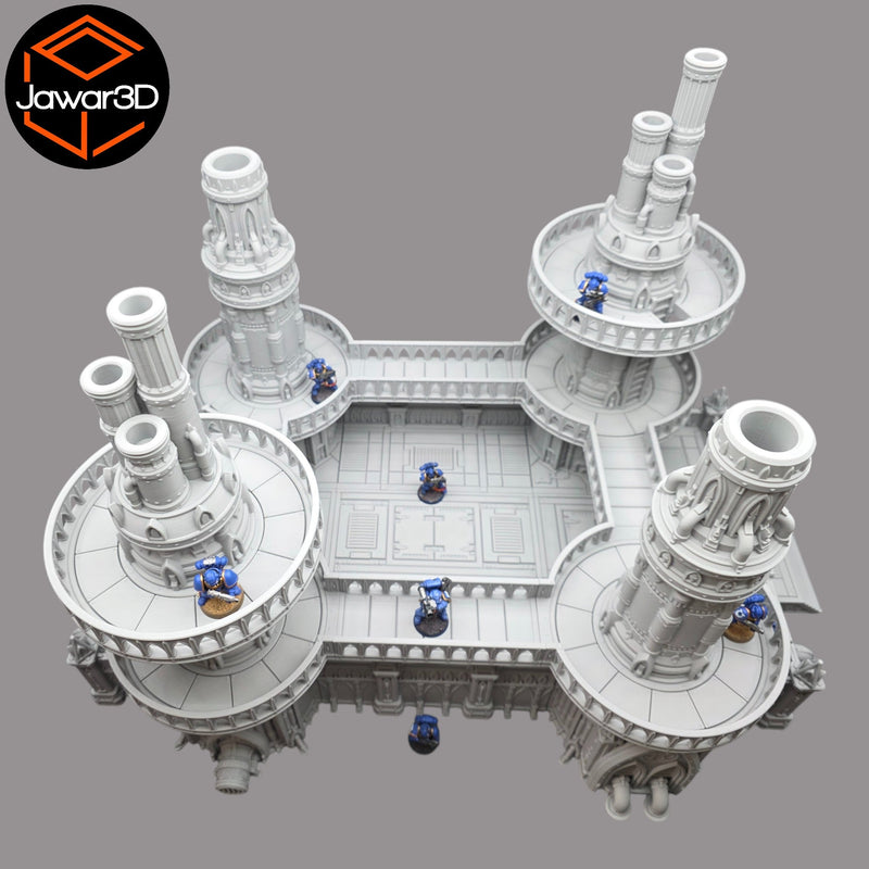 Steel Refinery Assembly #3 - 28mm Wargaming Scatter Terrain Scenery Tabletop - Only-Games