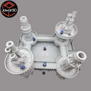 Steel Refinery Assembly #3 - 28mm Wargaming Scatter Terrain Scenery Tabletop - Only-Games