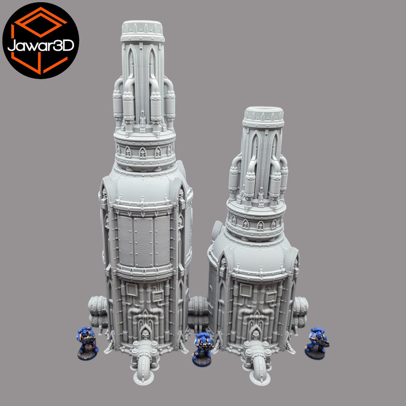 Steel Refinery Assembly #5 - 28mm Wargaming Scatter Terrain Scenery Tabletop - Only-Games