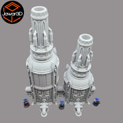 Steel Refinery Assembly #5 - 28mm Wargaming Scatter Terrain Scenery Tabletop - Only-Games