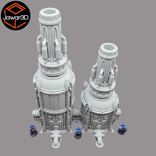 Steel Refinery Assembly #5 - 28mm Wargaming Scatter Terrain Scenery Tabletop - Only-Games