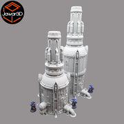 Steel Refinery Assembly #5 - 28mm Wargaming Scatter Terrain Scenery Tabletop - Only-Games