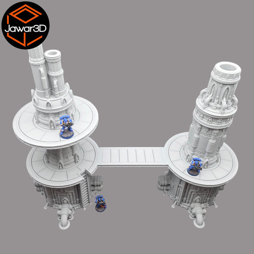 Steel Refinery Assembly #6 - 28mm Wargaming Scatter Terrain Scenery Tabletop - Only-Games