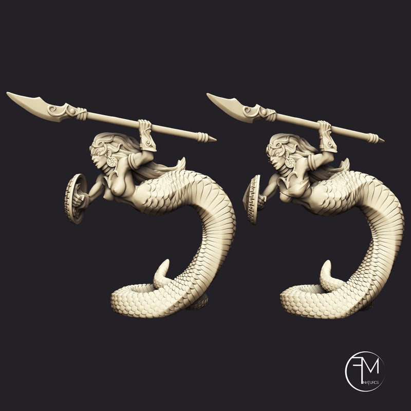 Snakewoman Guards - 3 Units (AMAZONS! Kickstarter)