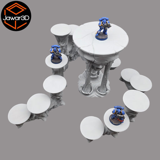 Skull Platform - 28mm Wargaming Scatter Terrain Scenery Tabletop - Only-Games