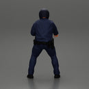 Motorcycle police officer stopped at a red light - Only-Games