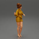 Young Woman In Mini Dress - Only-Games