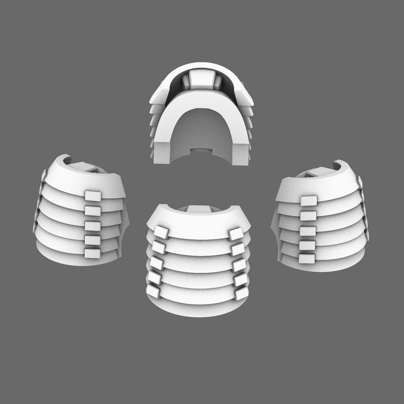 Cyber Samurai V7 Bushi Shoulder Pads Type B