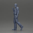 gangster in a head scarf and vest walking - Only-Games